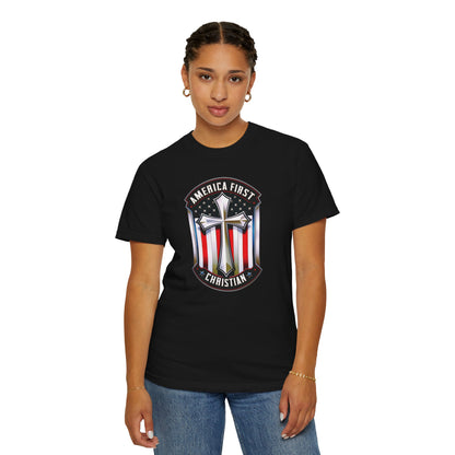 "America First - Christian" #01, Unisex T-shirt