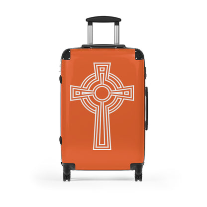 "A Simple High Cross", Suitcases (Dark Orange)