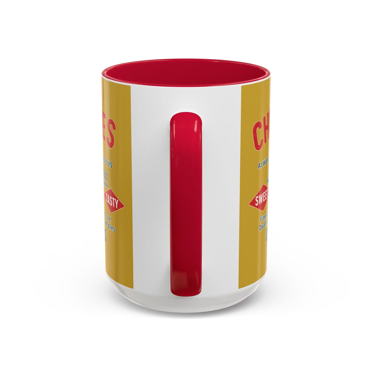 "Delicious Cherries", Colorful Mugs (11oz, 15oz) (Forgelight Gold)