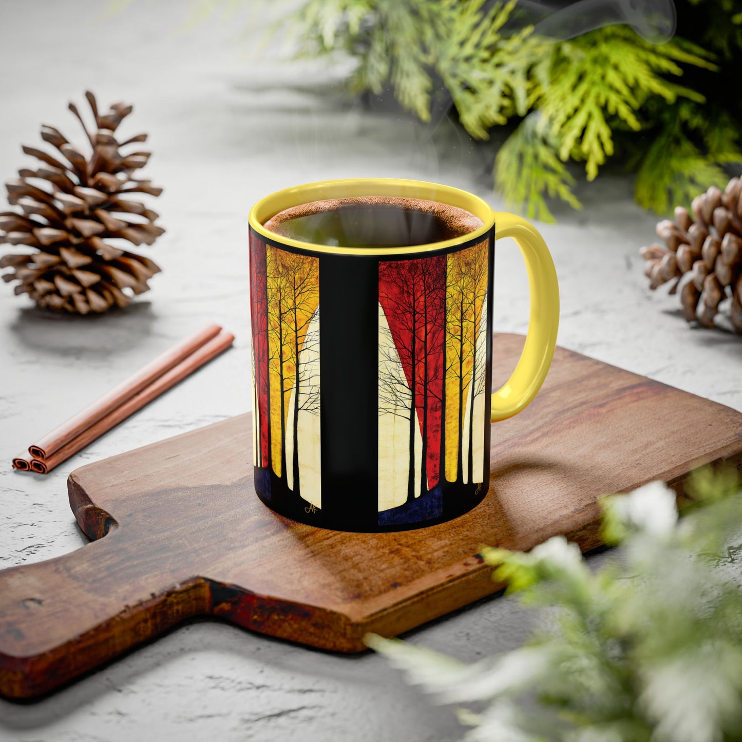 "Go Out in Joy" Isaiah 55:12 (NIV)", Colorful Mugs (11oz & 15oz)