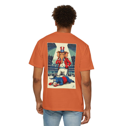 "Brutal Woke Knockout 2024", Unisex T-shirt (Dark Colors)