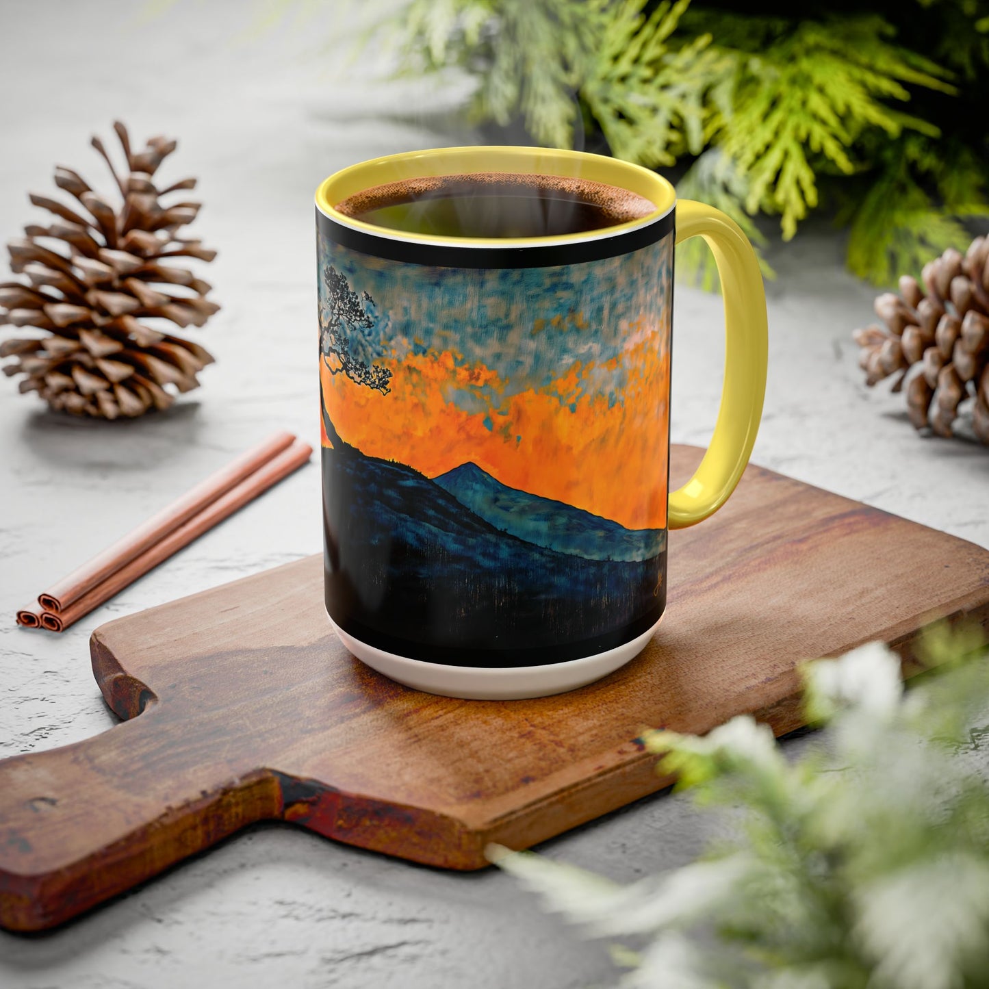 "Even Now, I Will Trust" Habakkuk 3:17-18 (NIV), Colorful Mugs (11oz & 15oz)