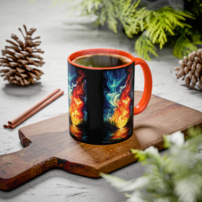 "Naomh Solus (Gaelic) - Sacred Light (English)", Colorful Mugs (11oz, 15oz)