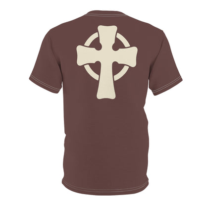 "Retro Jesus", Unisex T-shirt (Rose Ebony)