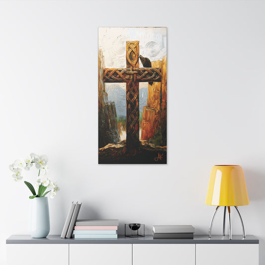 "Airer Goídel (Gaelic) Coast of the Gaels (English)", Stretched Classic Canvas Fine Art Print