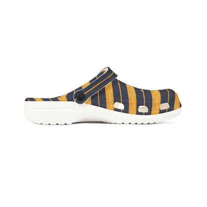 "Golden Ensign", Foam Rubber Clogs