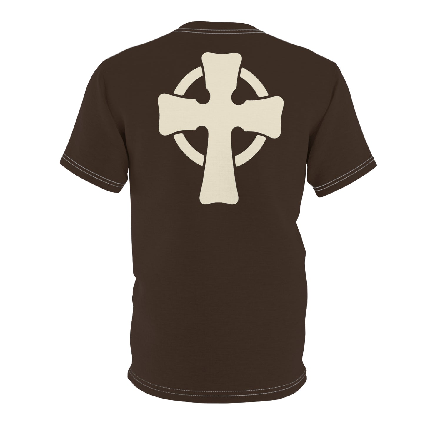 "Retro Jesus", Unisex T-shirt (Granite Brown)