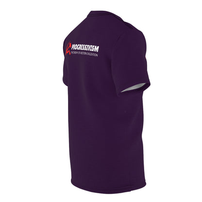 "Progressivism - Enemy of Western Civilization", Unisex Tee (Purple Nights)