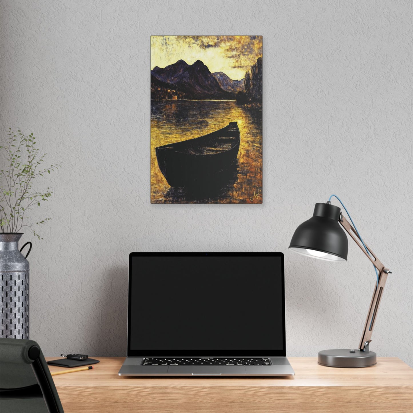 "By Oar and Tide - Ancient Gaelic Highways", Stretched Classic Canvas Fine Art Print