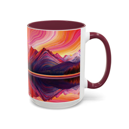 "For In Him All Things Were Created" Colossians 1:16 (NIV), Colorful Mugs (11oz & 15oz)