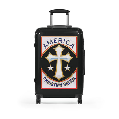 "America Christian Nation" #21 Suitcases (Pitch Black)
