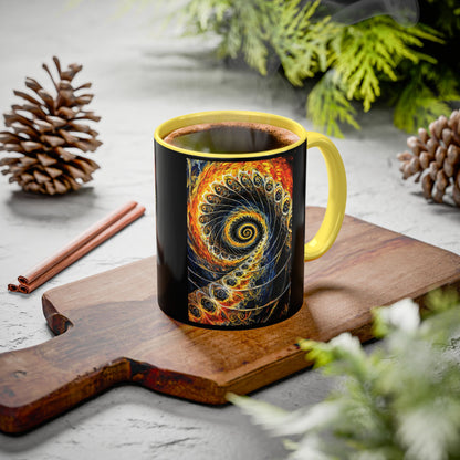 "Beauty of His Design", Colorful Mugs (11oz, 15oz)