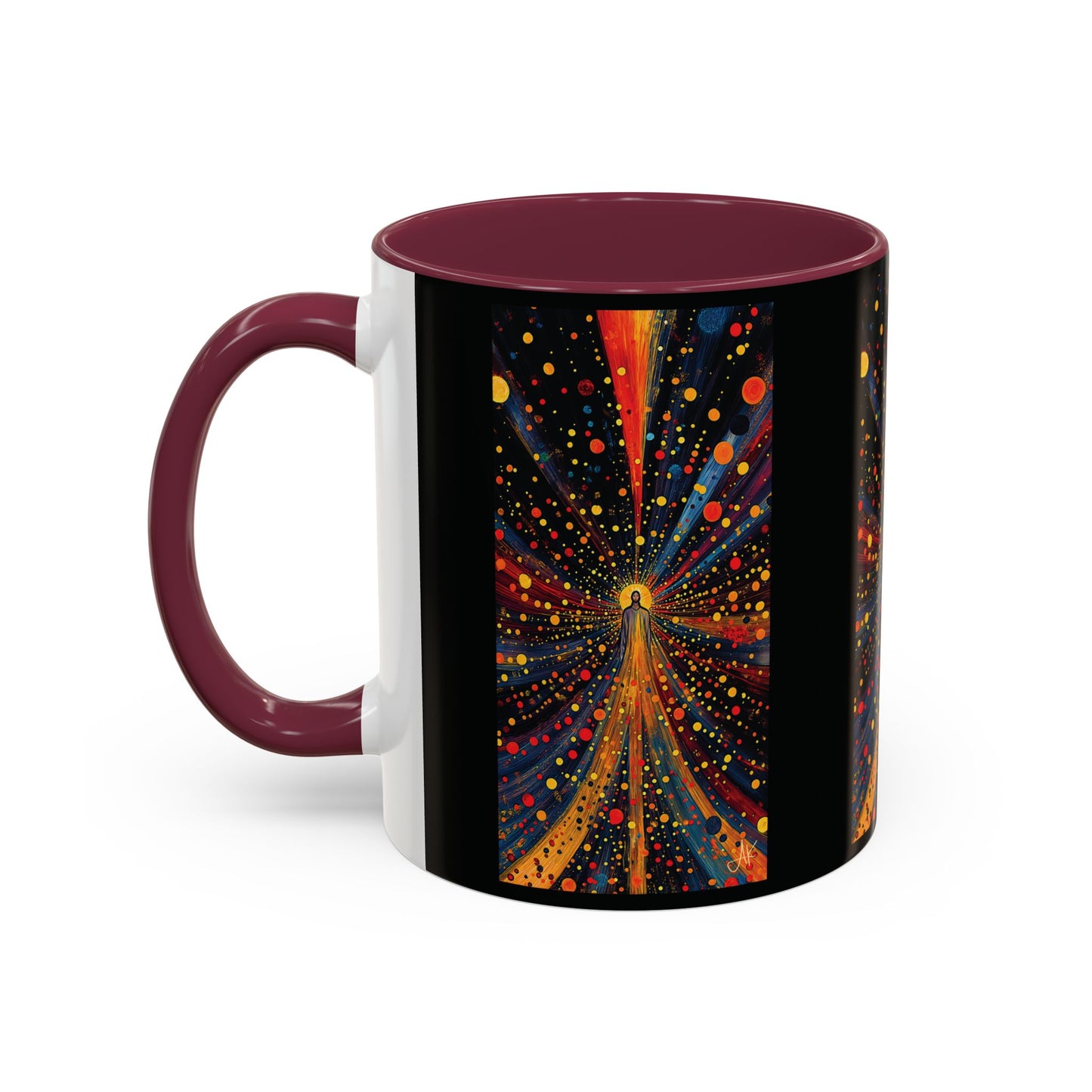 "Illuminated by Grace - 2 Corinthians 4:6", Colorful Mugs (11oz & 15oz)