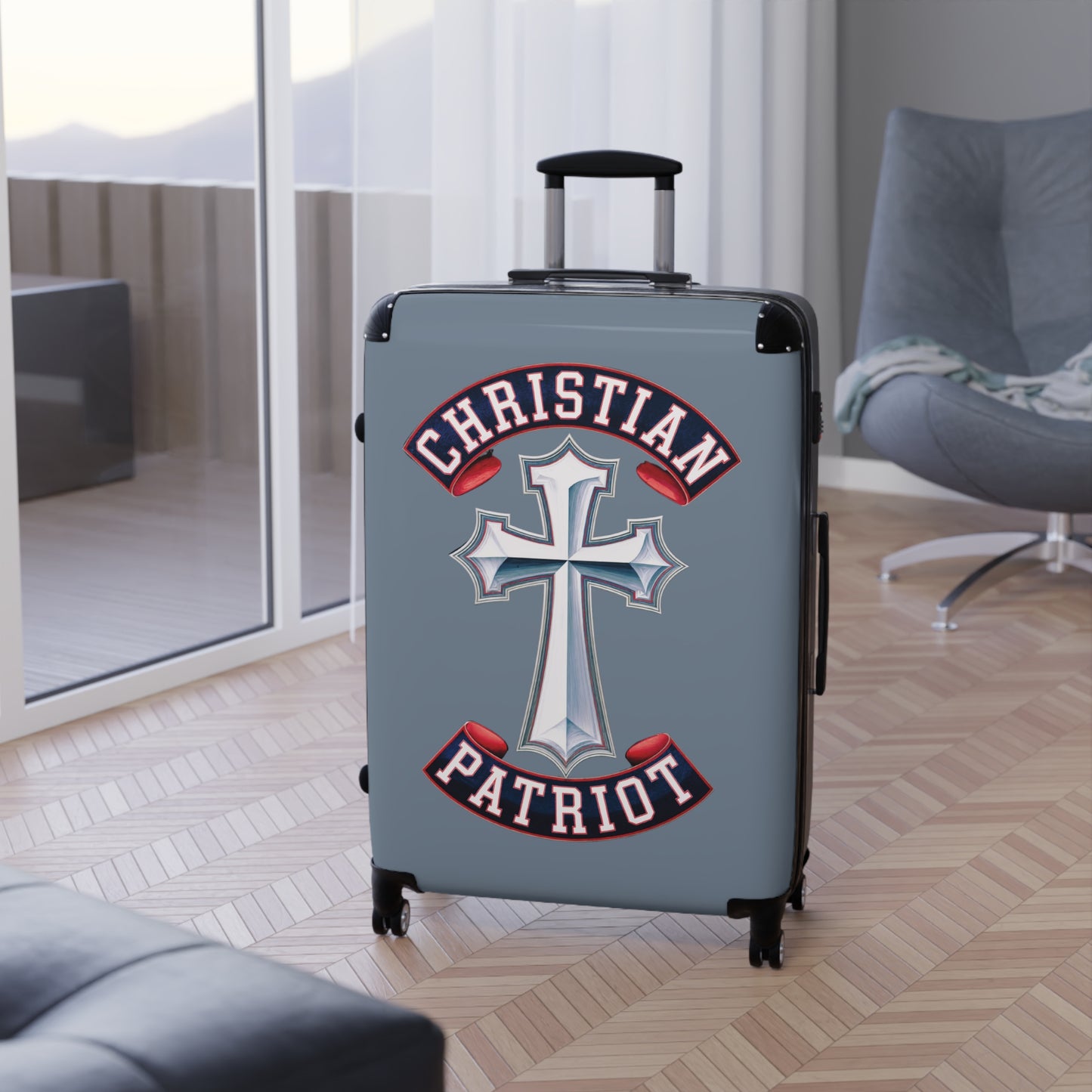 "Christian Patriot" #02 Suitcases (Atlantic Grey)