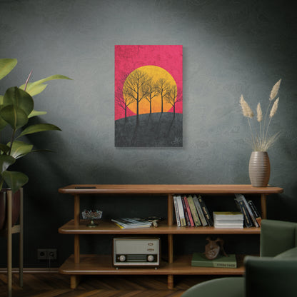 "Colors of Days End", Fine Art Matte Canvas, Stretched, 1.25"