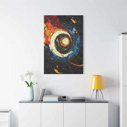 "Shatterdawn Vortex", Fine Art Matte Canvas, Stretched, 1.25"