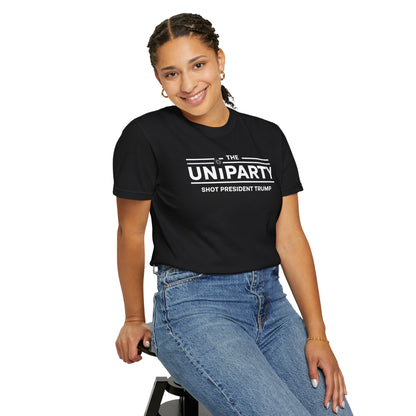 "The Uniparty Shot President Trump" #03, Unisex T-shirt