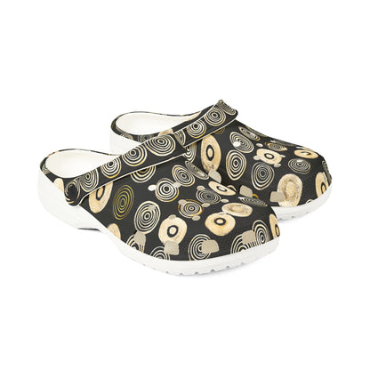 "Punk Polka", Foam Rubber Clogs