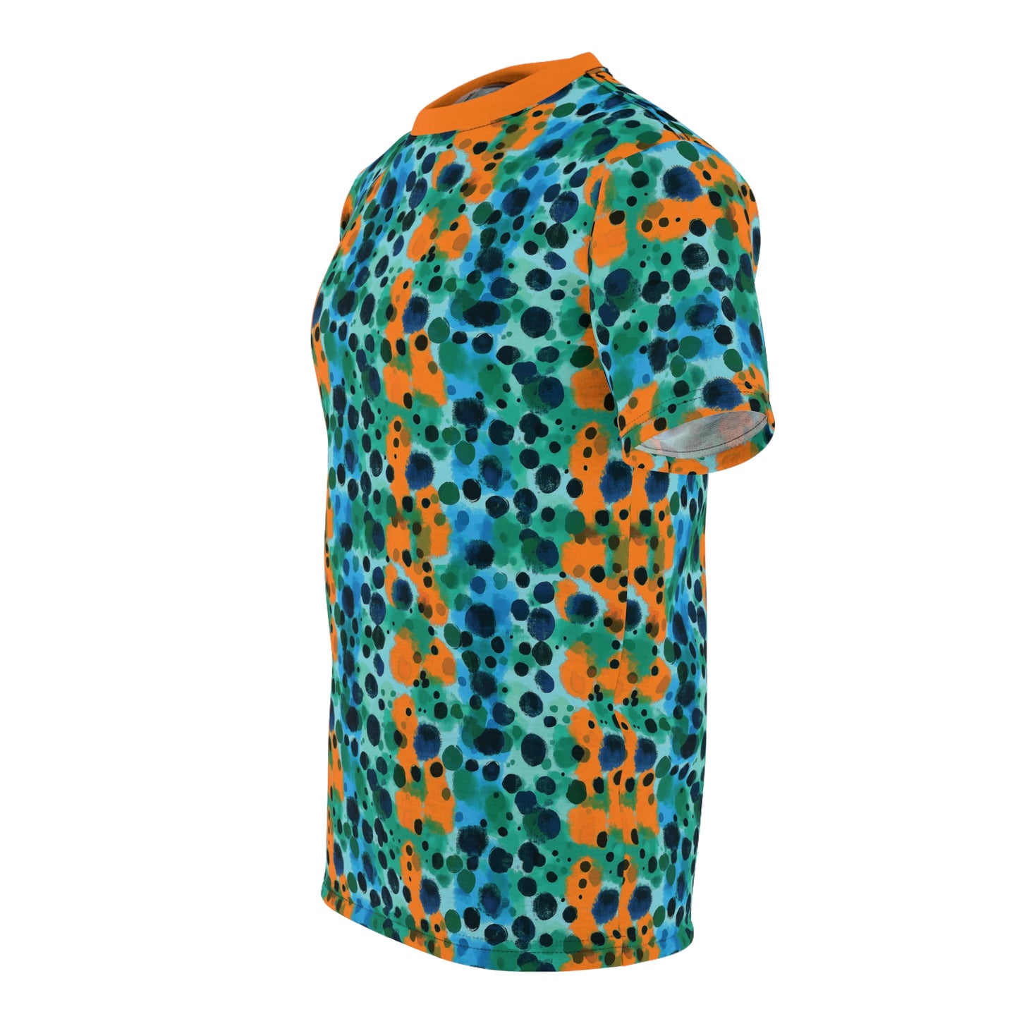 "Midnight Coral", Unisex Tee (Midnight Coral Orange)