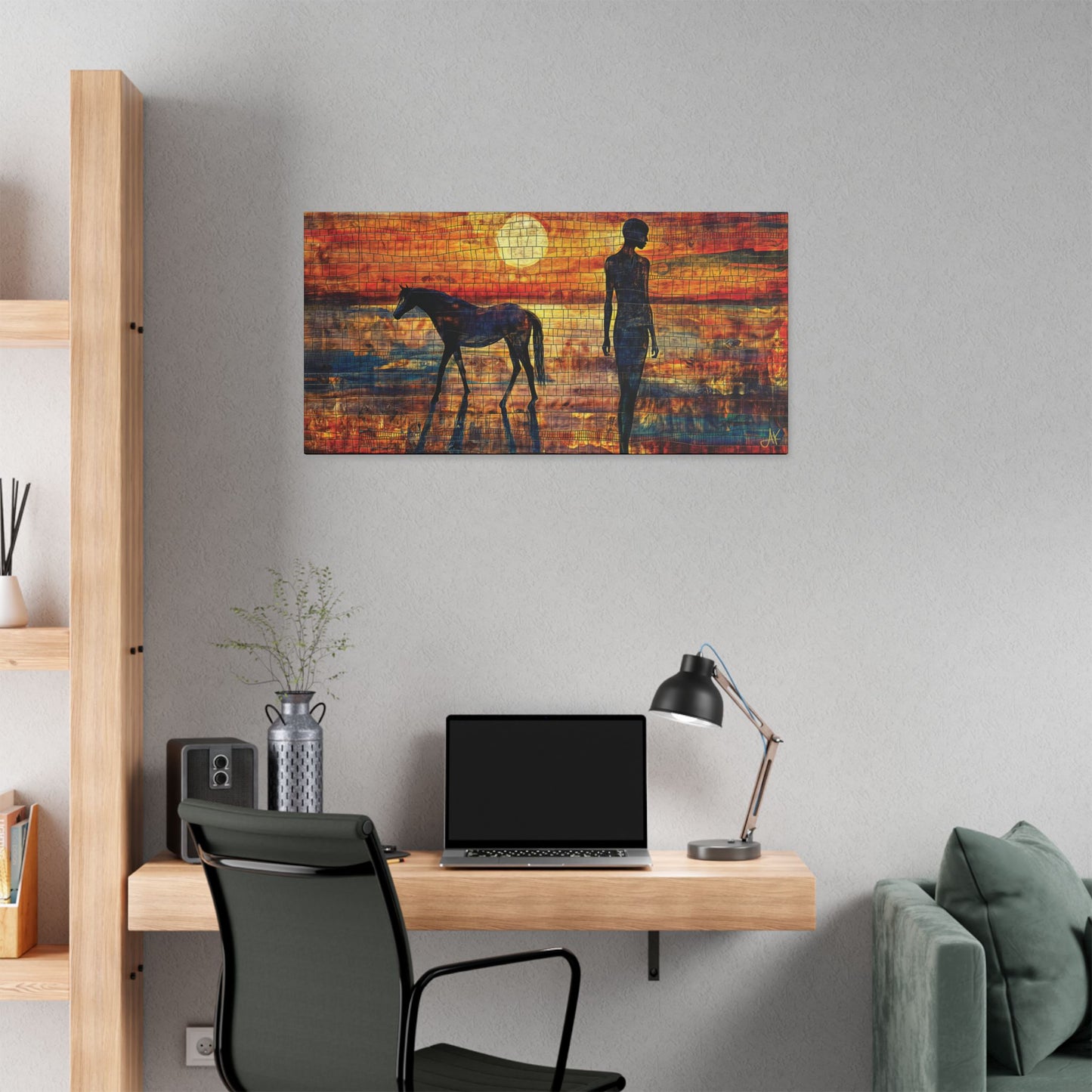 "Turas & Solas (Gaelic); Journey & Light (English)", Stretched Classic Canvas Fine Art Print