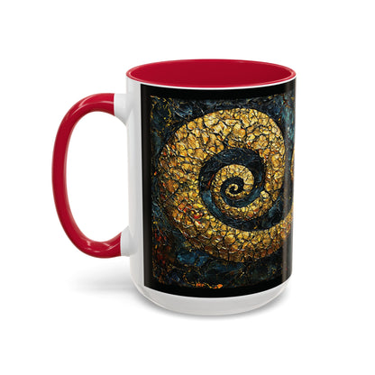 "From Stone to Savior's Light", Colorful Mugs (11oz, 15oz)