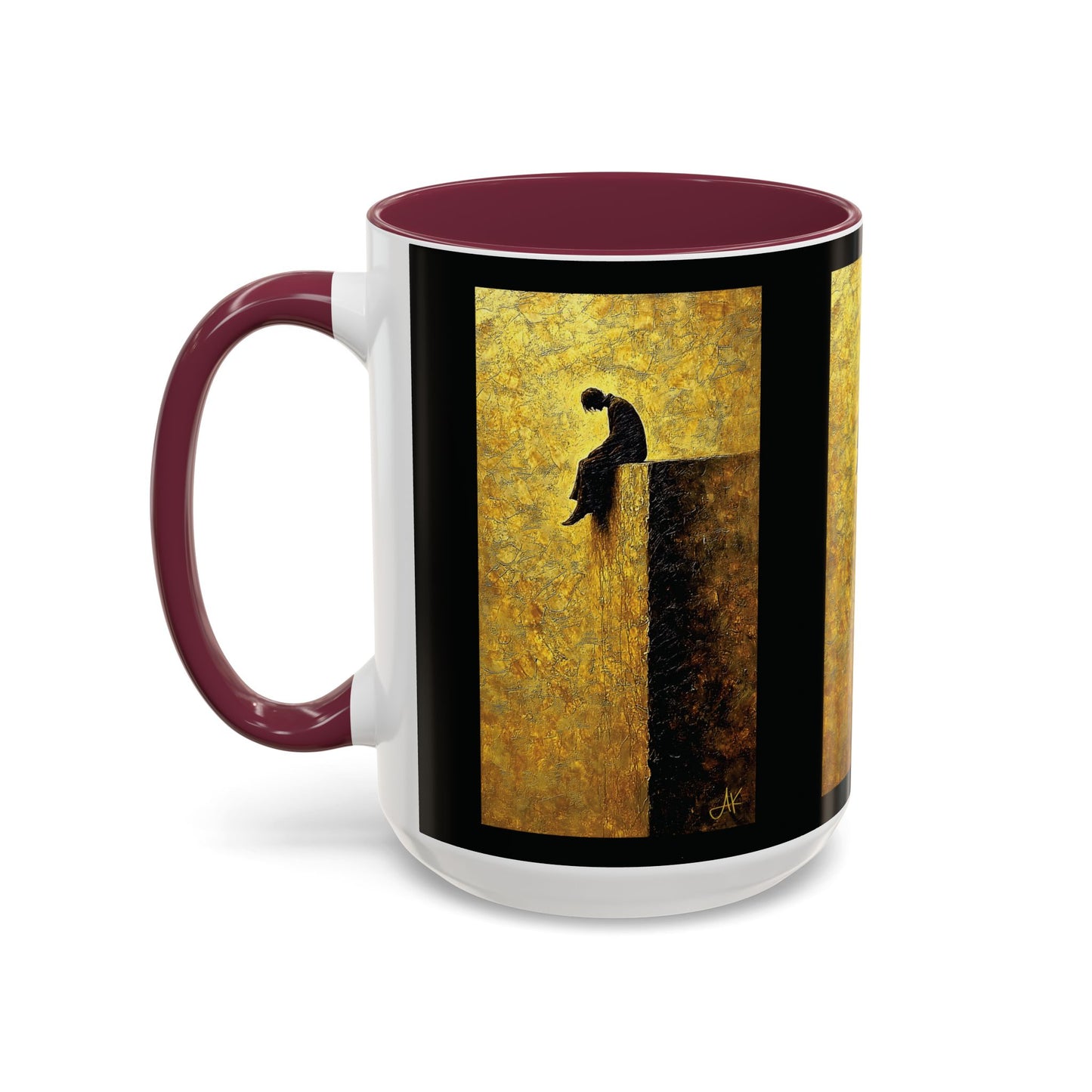 "In Darkest Hour He Is With Me", Colorful Mugs (11oz, 15oz)