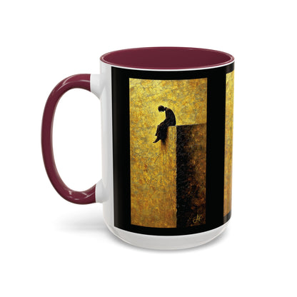 "In Darkest Hour He Is With Me", Colorful Mugs (11oz, 15oz)