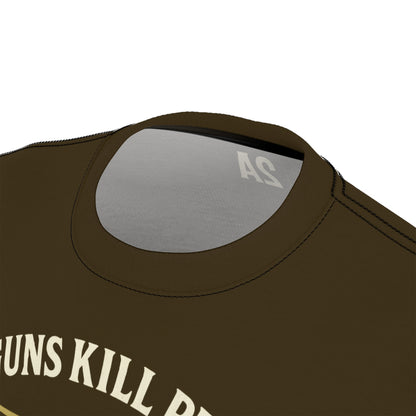 ''Forks Make You Fat", Unisex T-shirt (Ashgold Brown)