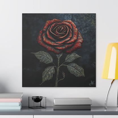 "The Rose Remains", Stretched Classic Canvas Fine Art Print