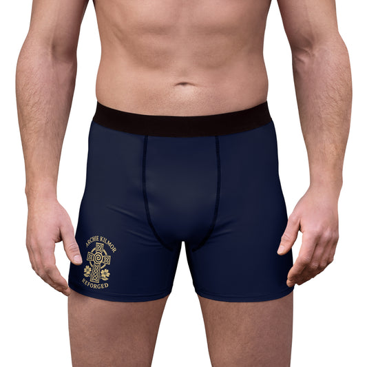"Archie Kilmor Cross - Reforged" #01, Men's Boxer Briefs (Regal Indigo Blue)