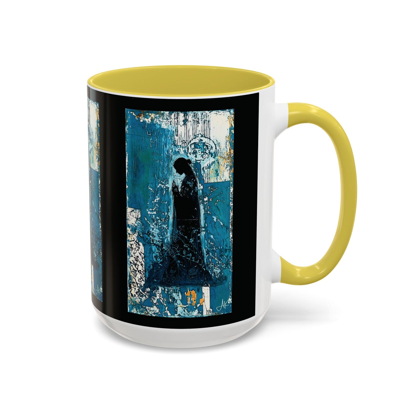 "Behold the Handmaid - Luke 1:38", Colorful Mugs (11oz, 15oz)