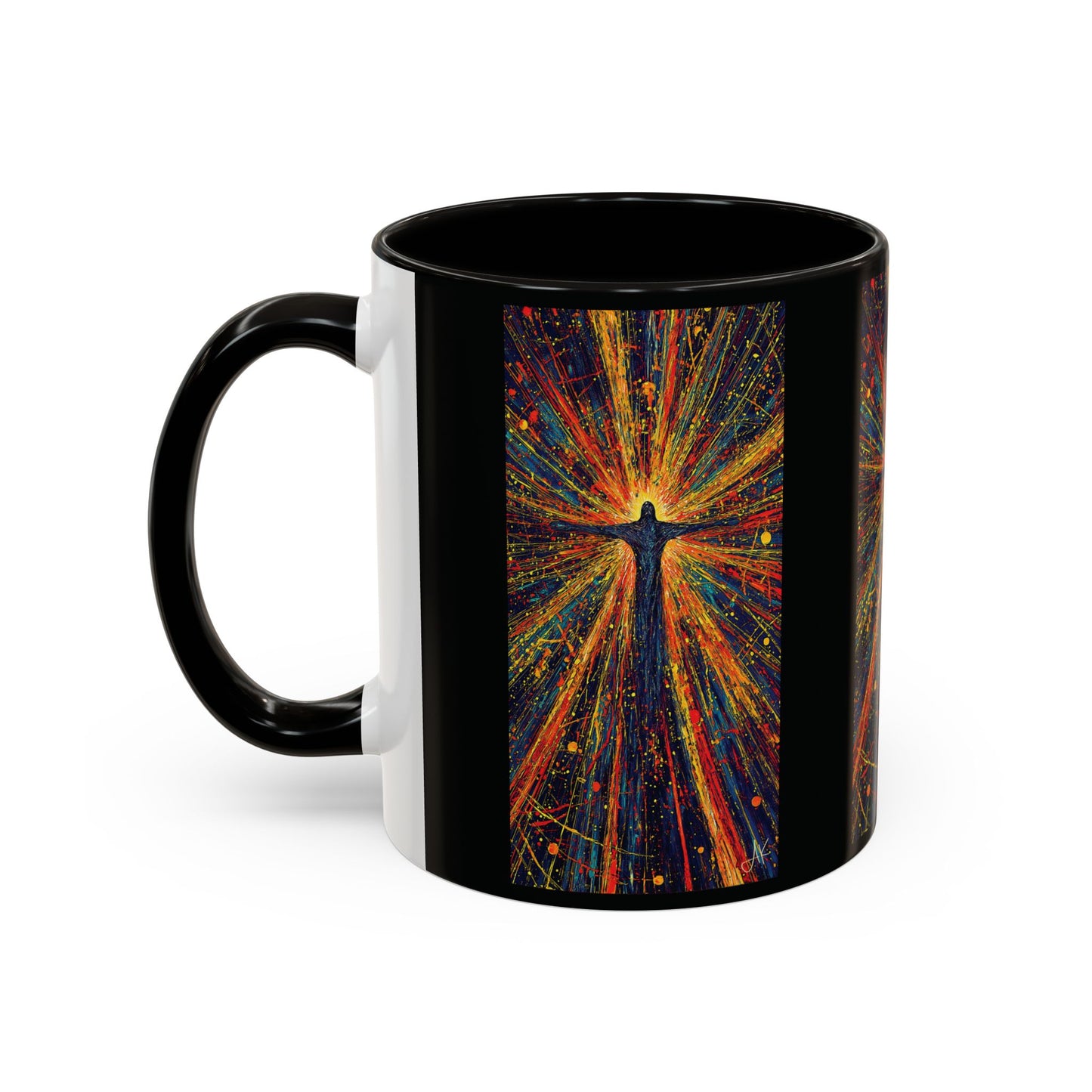 "Born Again in His Radiance - Isaiah 60:1", Colorful Mugs (11oz & 15oz)