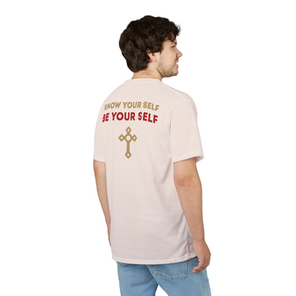 "Know Your Self", Unisex T-shirt (Angel Wings)
