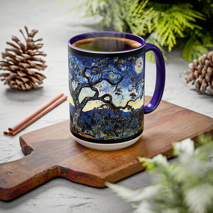 "Crann na Beannachd (Gaelic) - Tree of Blessing (English)", Colorful Mugs (11oz & 15oz)