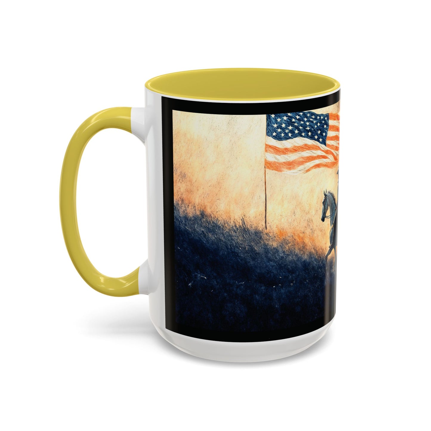 "Liberty under God", Colorful Mugs (11oz, 15oz)