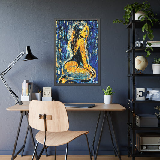 "Faith Remains (Alpia)", Fine Art Framed Paper Poster