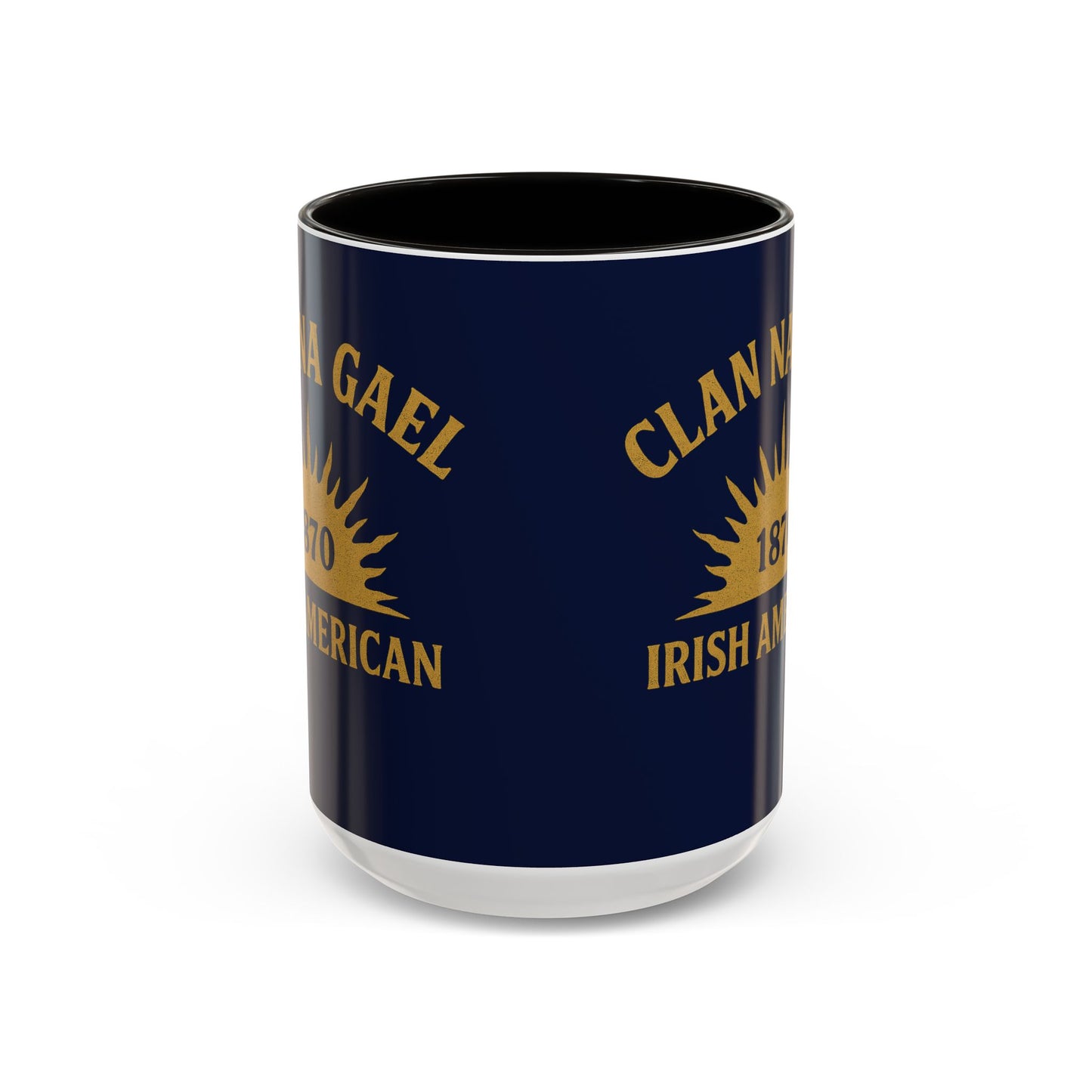 "Clan na Gael - Irish American", Colorful Mugs (11oz, 15oz) (Mariana Blue)