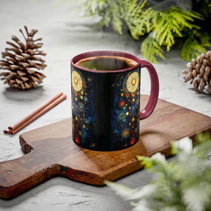 "Ancient Connection to God", Colorful Mugs (11oz, 15oz)