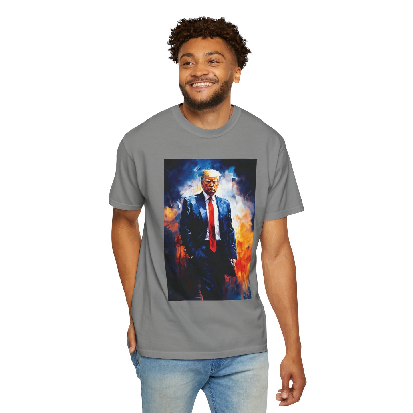 "Trump Portrait" #22, Unisex T-shirt (Light Colors)