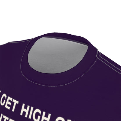 "Intelligent Conversation", Unisex T-shirt (Academic Purple)