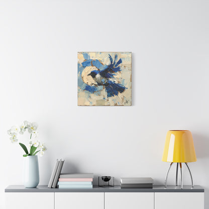 "Liberty Blue Bird", Fine Art Matte Canvas, Stretched, 1.25"