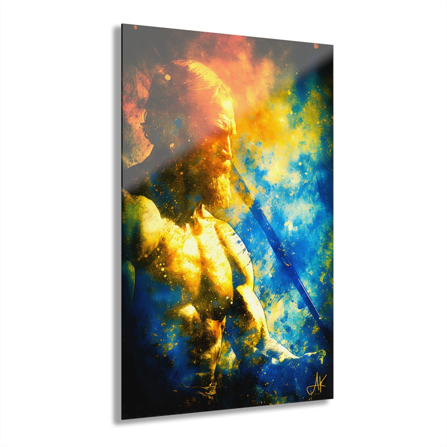 "King Godred Crovan - The Man", Fine Art Acrylic Wall Print (French Cleat Hanging)