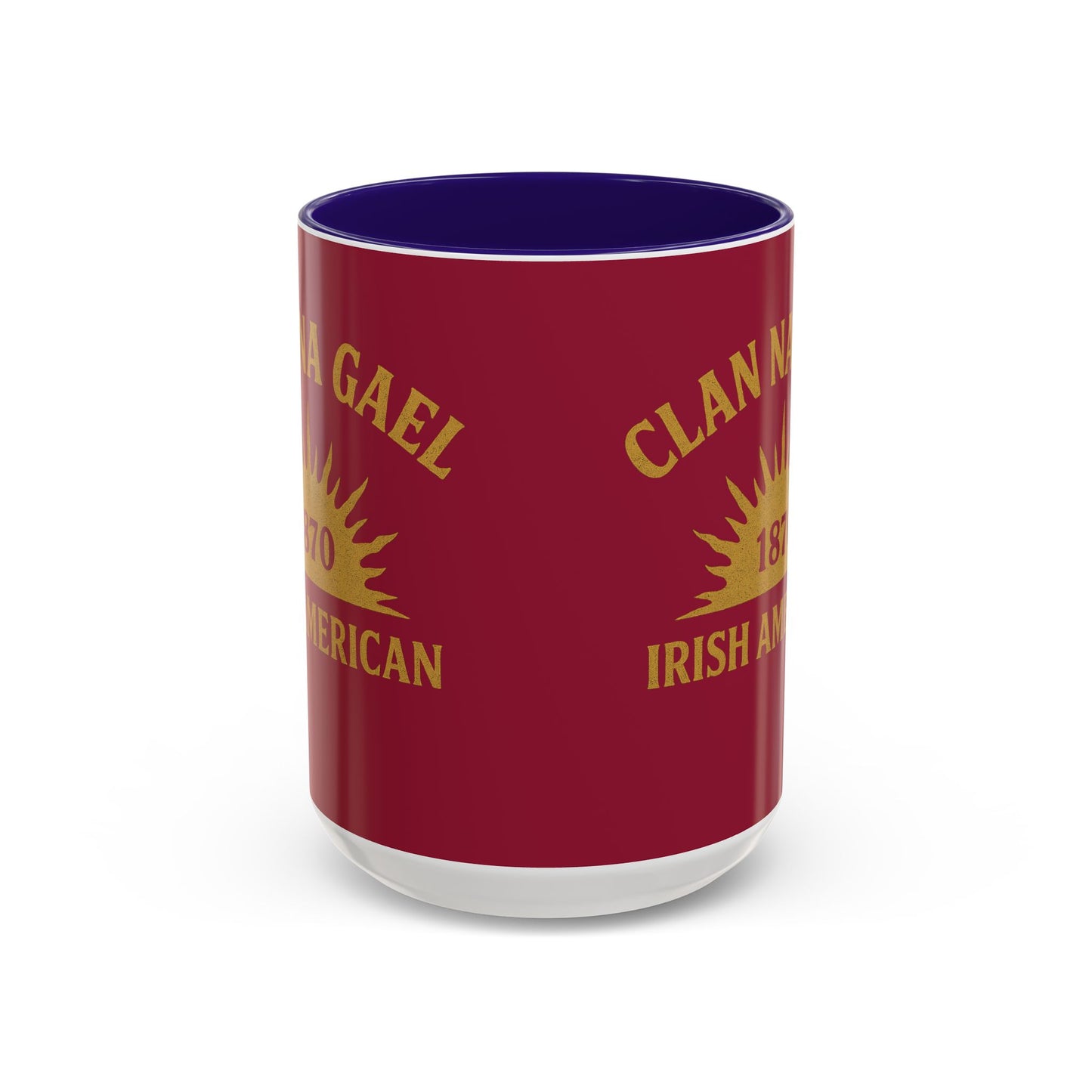 "Clan na Gael - Irish American", Colorful Mugs (11oz, 15oz) (Fénechas Red)
