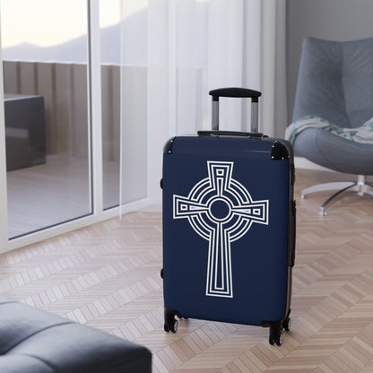 "A Simple High Cross", Suitcases (Dark Blue)