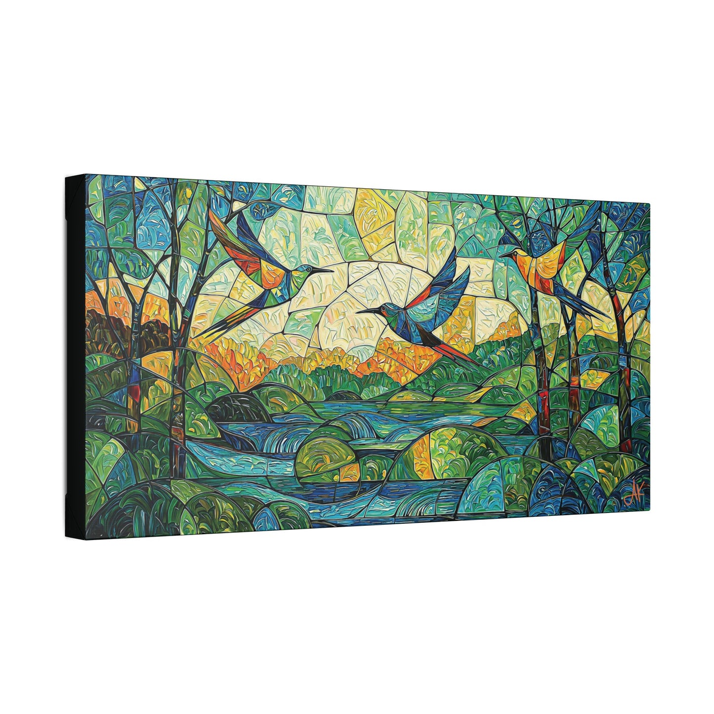 "The Isolated Isle", Stretched Classic Canvas Fine Art Print