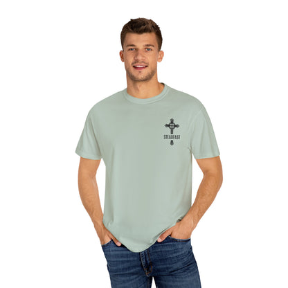 "Steadfast Cross in Black", Unisex T-shirt