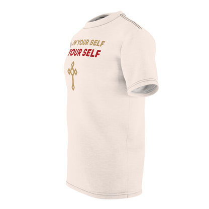 "Know Your Self", Unisex T-shirt (Angel Wings)