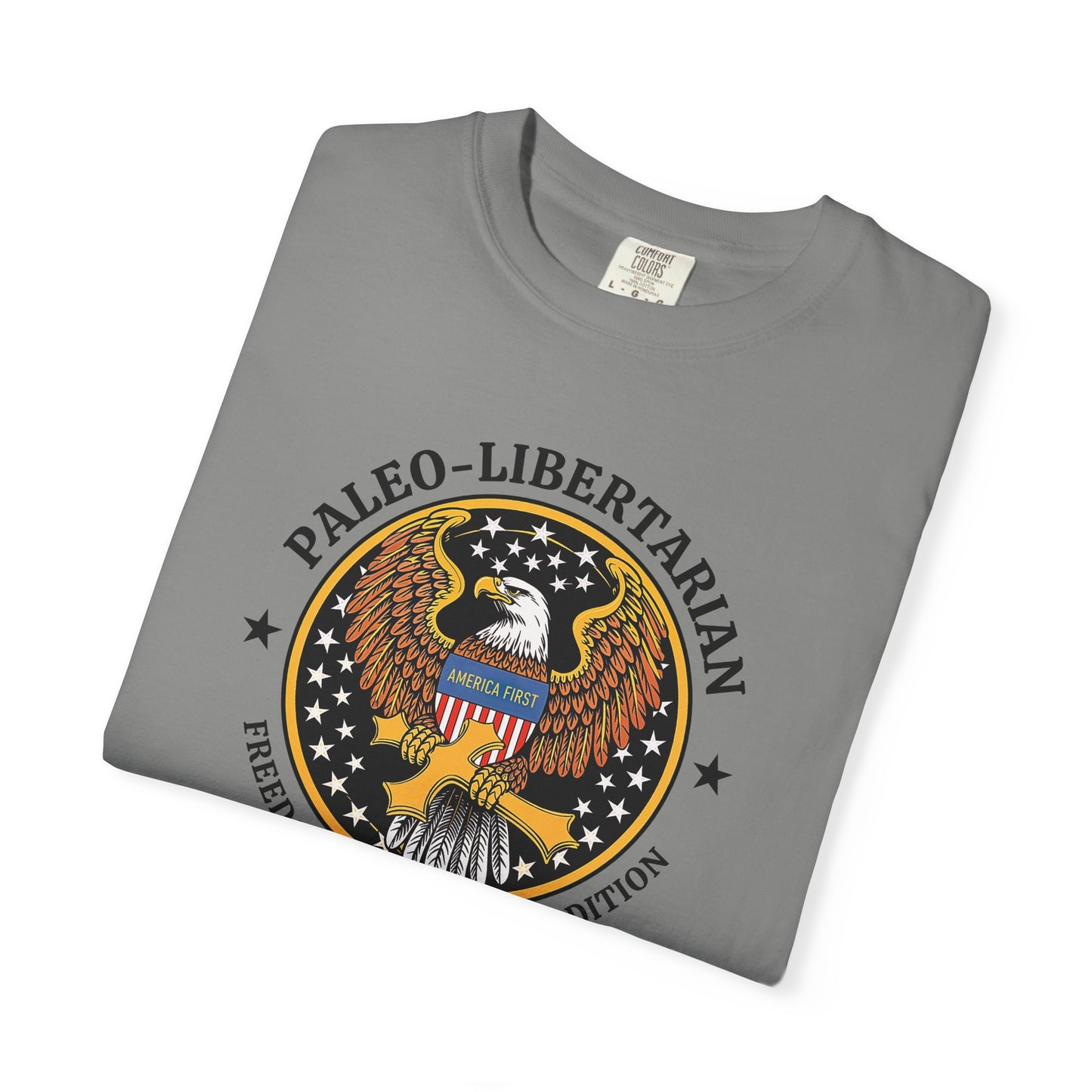 "Paleo-Libertarian" #01, Unisex T-shirt (Light Colors)