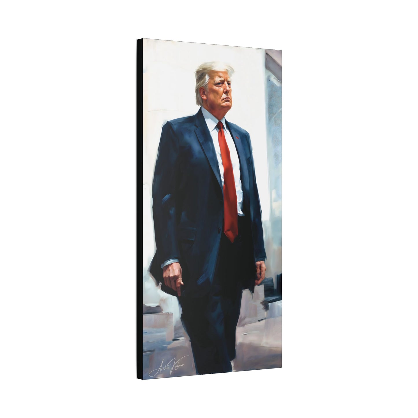 "Trump Portrait" #11, Stretched Classic Canvas Fine Art Print