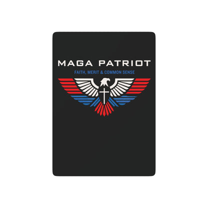 "MAGA Patriot" #01, Political Playing Cards (Void Black)